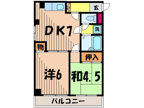 Ｋ.Ｔプラザの物件間取画像